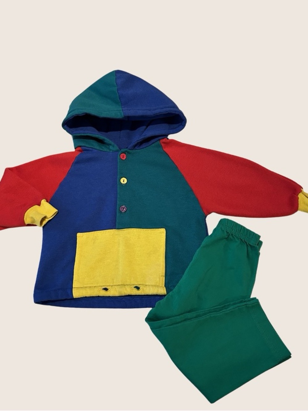 Vintage Colour-block (2-piece set)
